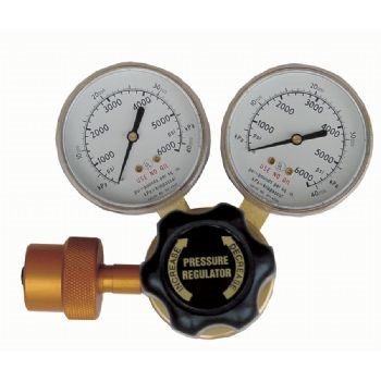 High pressure reducer with gauges