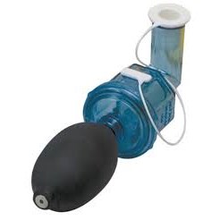 Blue Nebulizer with Rubber Bulb