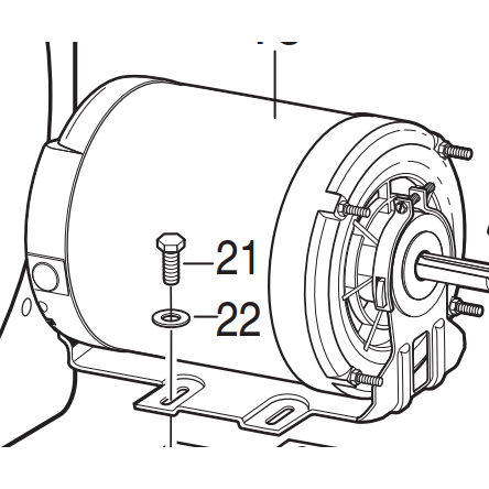 Motor 1/2 HP 120V