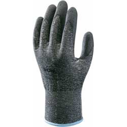 Cut Resistant Glove, Black with Grey