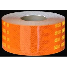 Orange reflective stripe for application