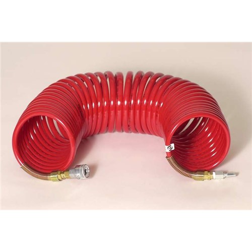 HOSE COILED RED 50 FT