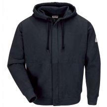 Bulwark Men's Fleece FR Zip-Front Hoo...