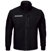 Bulwark Zip Front Fleece Jacket-Cotton/S