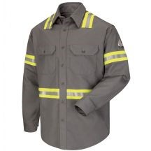 Bulwark Mens Enhanced Vis Uniform Sh…