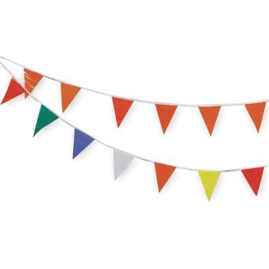 Pennant Vinyl 60' Multi-Colored