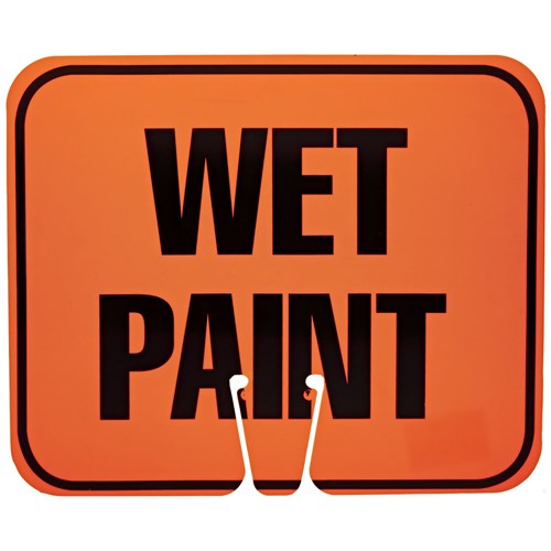 EZ-IMS-Wet Paint (black on orange)