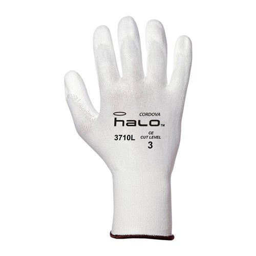 Halo White Machine Knit Shell