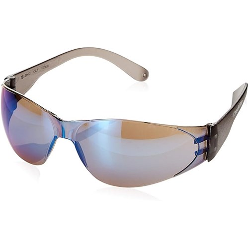 Checklite Safety Glasses, Blue Mirror