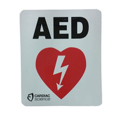 AED Window Sticker