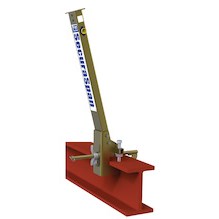 SecuraSpan Stanchion w/I-Beam Base