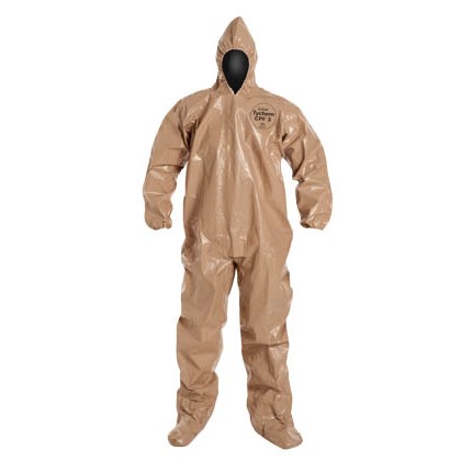 Tychem CPF3 Coverall, Tan, 4X