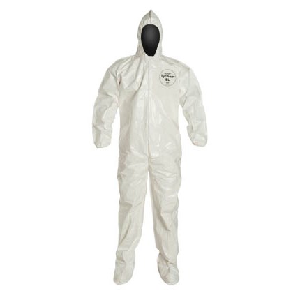 Tychem SL Coverall, White, 2X