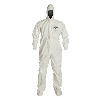 Tychem SL Coverall, White, 4X