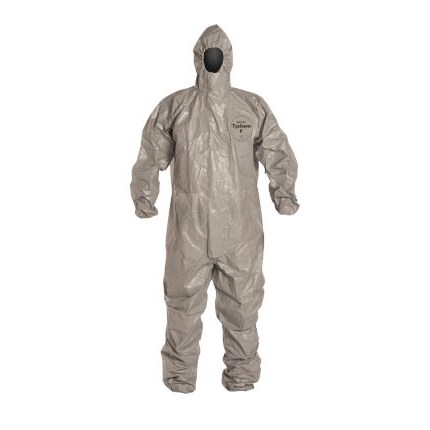 Tychem 6000 Coverall, Grey, 2X