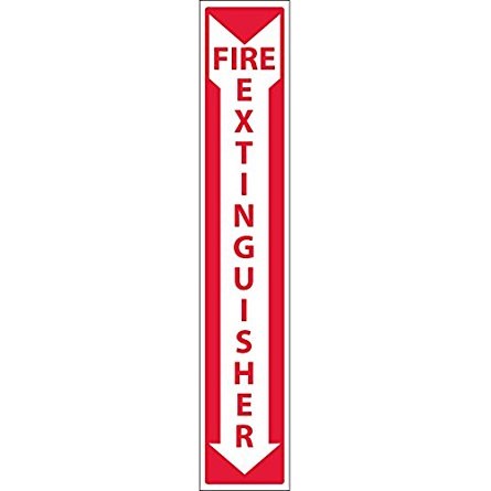 Sign, FIRE EXTINGUISHER, 24X4, PS VI