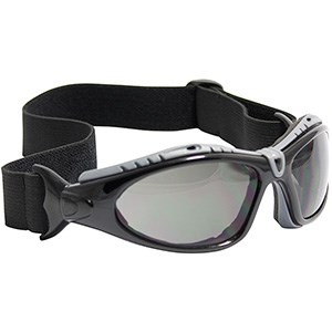 Fuselage Dust Goggle,BLK W/GY Foam,GY,HC