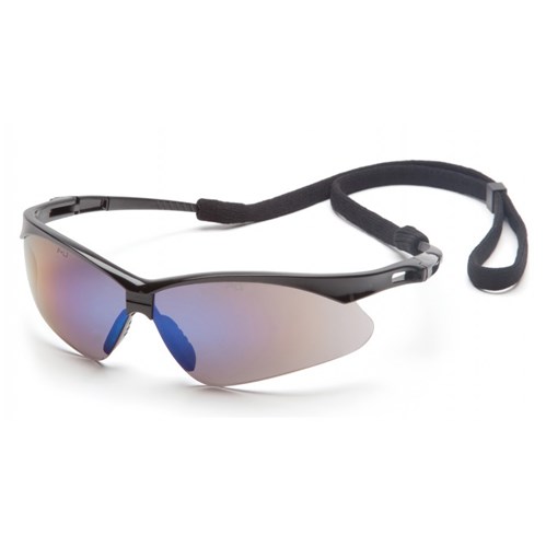 PMXtreme Black Frame Blue Mirror Lens