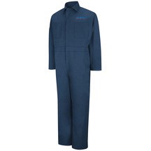 Red Kap Coverall, Men's Action Back Navy