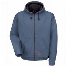 Red Kap Mens Blended Duck Zip-Front Hood