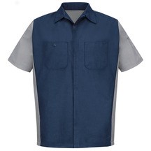 Red Kap Men's Crew SS Shirt Big and tall