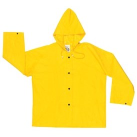 RAINJACKETPVC/NYLON W/HOOD