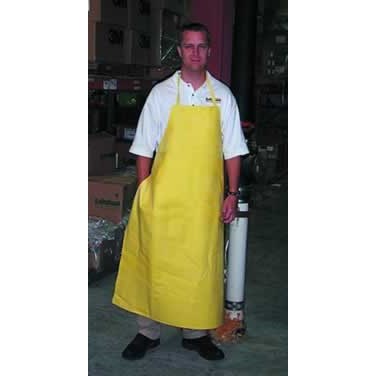 Apron PVC/Poly, Yellow 35In x 50In .35mm