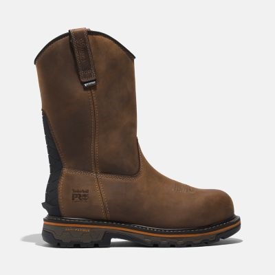 True Grit WP CT Pull-On Boot Brown