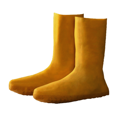 Yellow Latex Boot