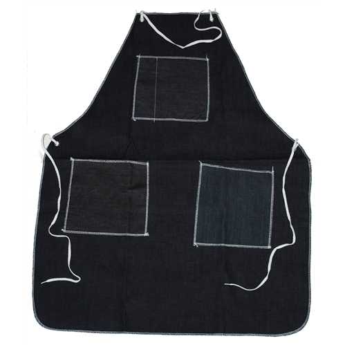 APRON BLUE DEMIN 3 POCKET