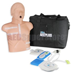 AED Demo Kit. Includes carry bag,