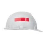 Fluorescent Red Helmet Stickers,1x4 in