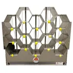 15-CYLINDER SCBA RACK - ALUMINUM - 36 H