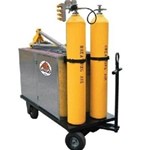 CONFINED SPACE CART 30X72 PNEUMATIC TIRE