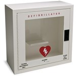 Small metal defibrillator case w/alarm