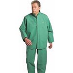 Coverall w/ attached hood, inner cuffs a