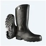 Boot, Chesapeake, PVC, Black, Plain Toe