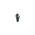 Cut Resistant Glove, Black with Grey