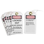 Lockout Tags -DO NOT OPERATE- Polyester