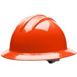 Hard Hat Hi Viz Orange Ratchet Susp.