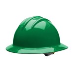 Hard Hat, Full Brim, Kelly Green, Std.