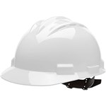 VENTED WHITE HARD HAT W/PINLOCK