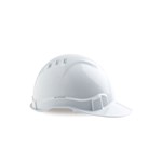 VENTED WHITE HARD HAT W/PINLOCK