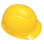 HARD HAT YELLOW 4PT PINLOCK