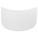 Clear, heat-formed, Tritan visor,