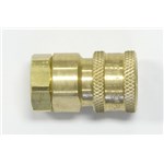 COUPLER, SNAPTITE BRASS 1/4