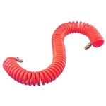 HOSE COILED RED 25 FT