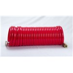 HOSE COILED RED 50FT SNAPTITE