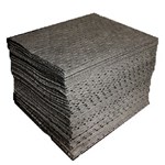 Gray Bonded Sorbent Pads, Single Weight