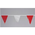 Pennant Vinyl 100' Red / White